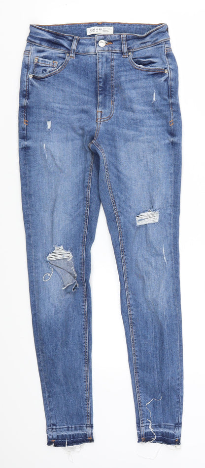 Denim Co Womens Blue  Denim Skinny Jeans Size 8 L27 in