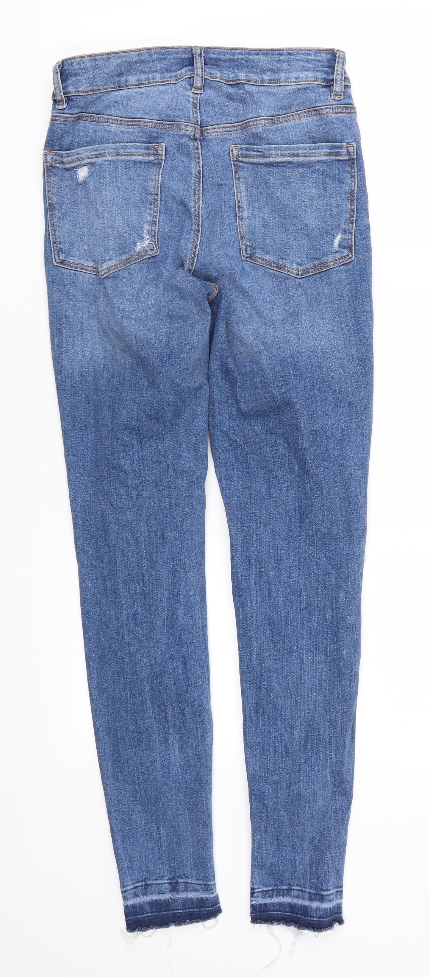 Denim Co Womens Blue  Denim Skinny Jeans Size 8 L27 in