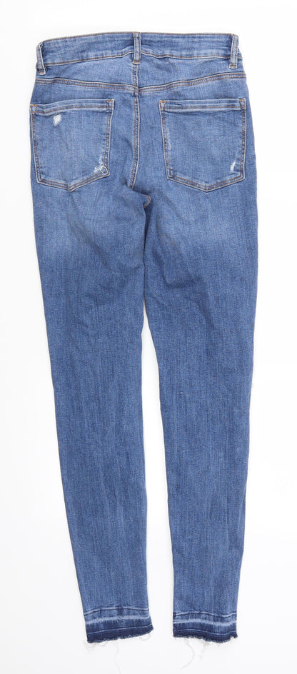 Denim Co Womens Blue  Denim Skinny Jeans Size 8 L27 in