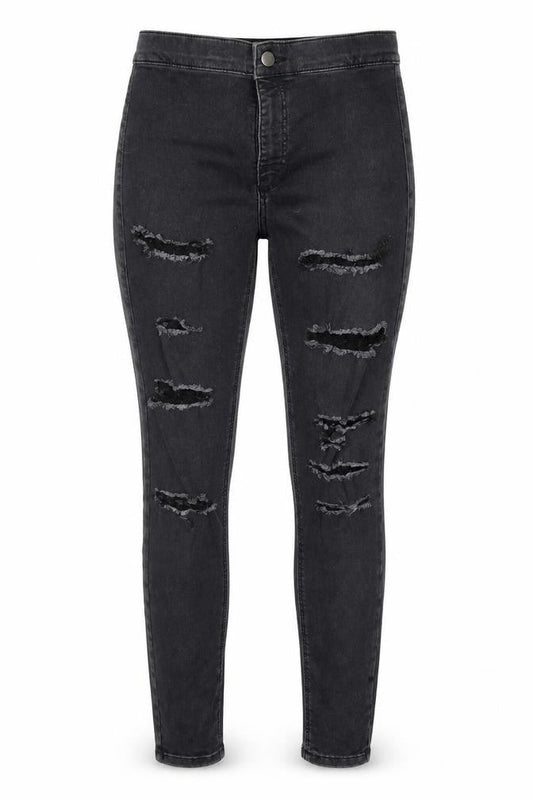 Womens UK Size 28 in Topshop Regular Fit Skinny Grey Jeans
