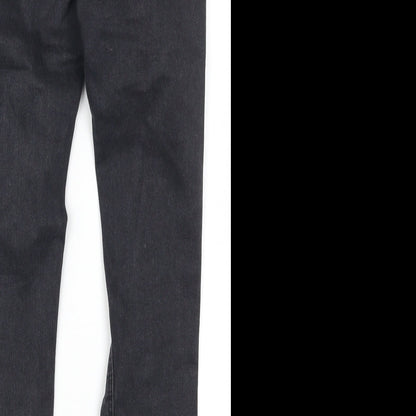 Topshop Womens Grey  Denim Skinny Jeans Size 28 in L27 in