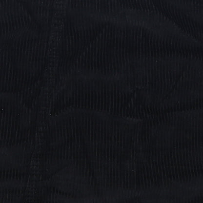 Denim Co Womens Black  Corduroy A-Line Set Size 8