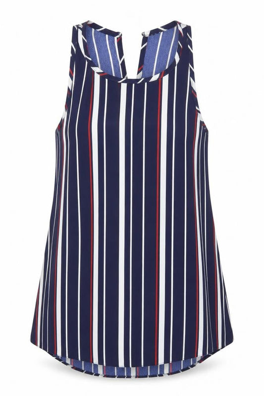 Womens UK Size 10 Matalan Blue Basic Tank