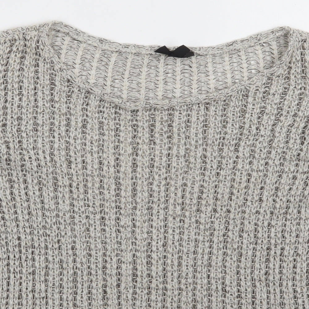 Topshop Womens Grey   Pullover Jumper Size 8