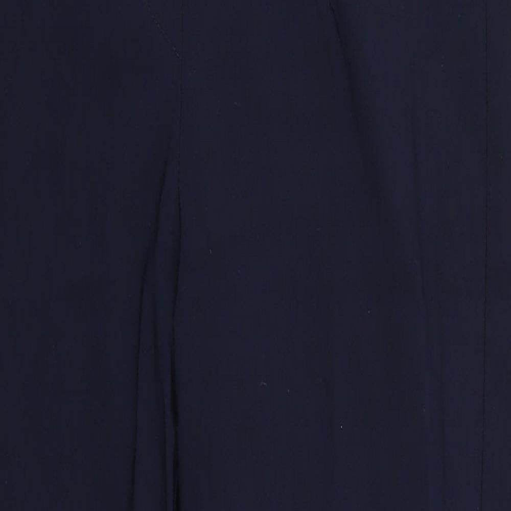 Womens UK Size 32 in Preworn Regular Fit Cropped Blue Trousers