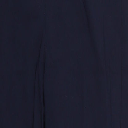 Womens UK Size 32 in Preworn Regular Fit Cropped Blue Trousers