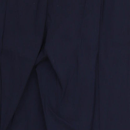 Womens UK Size 32 in Preworn Regular Fit Cropped Blue Trousers