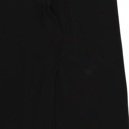 Womens UK Size 30 in Preworn Regular Fit  Black Trousers