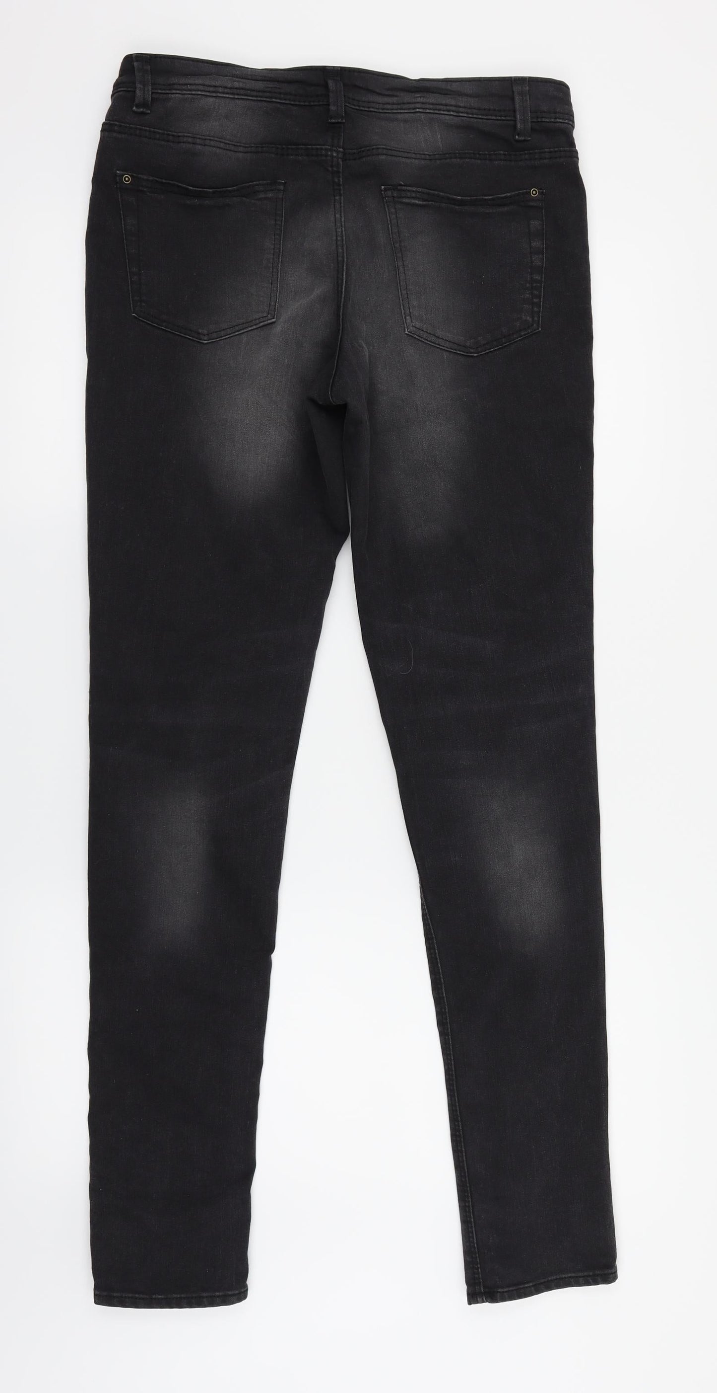 Denim & Co. Womens Black   Skinny Jeans Size 12