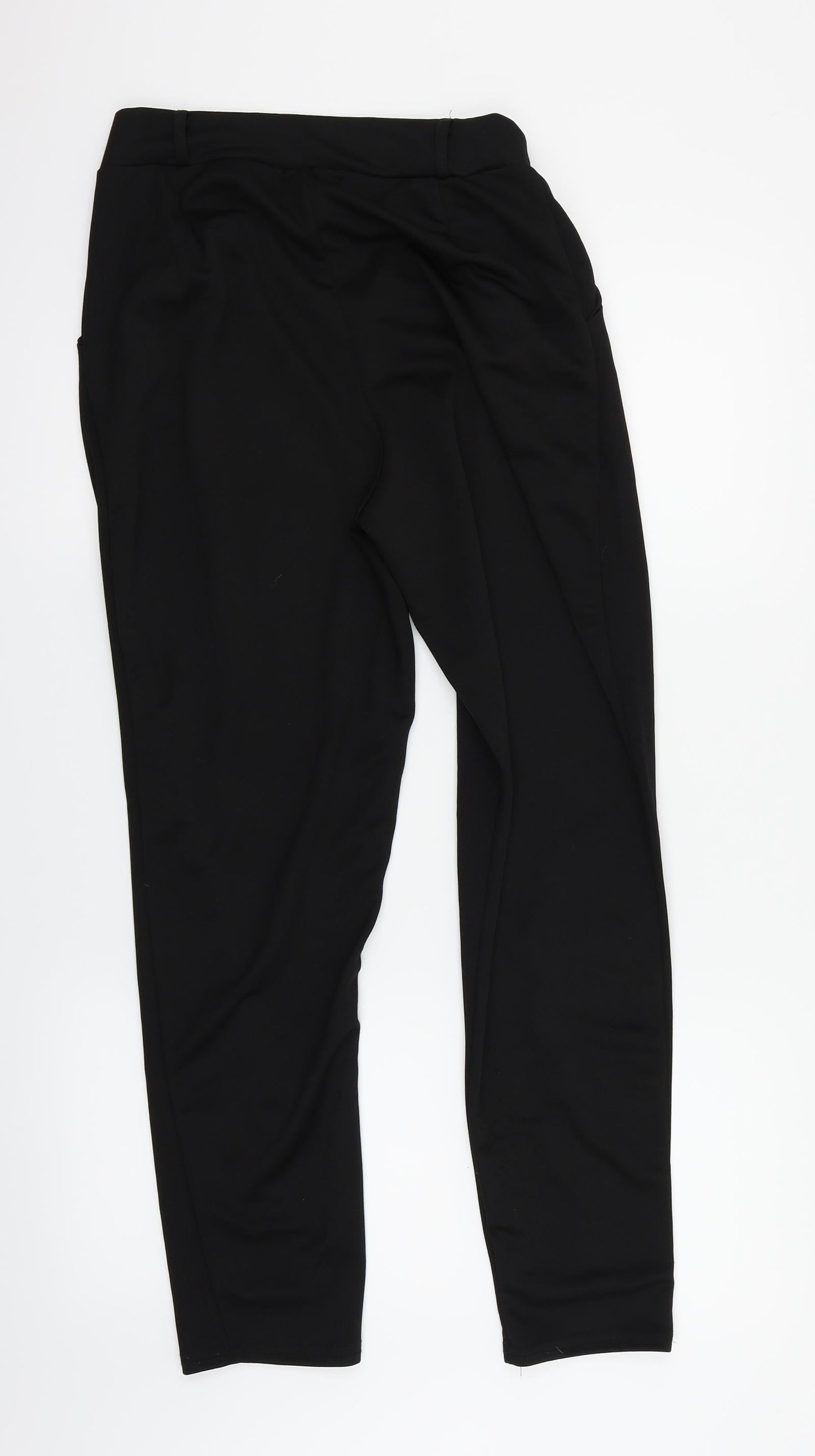 Womens UK Size 10 I SAW IT FIRST Regular Fit Dress Pants Black Trousers