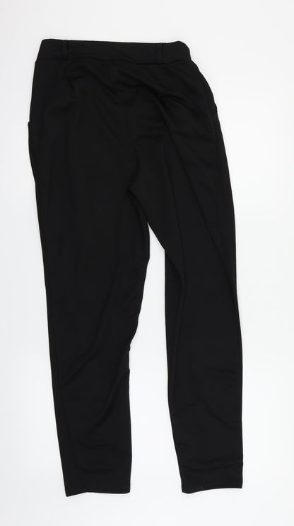 Womens UK Size 10 I SAW IT FIRST Regular Fit Dress Pants Black Trousers