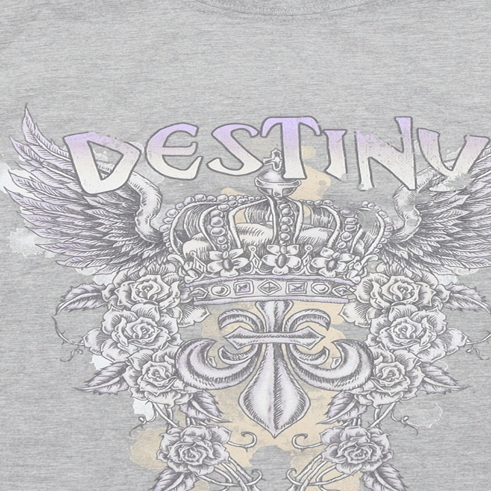 Capsule Womens White   Cropped T-Shirt Size XL