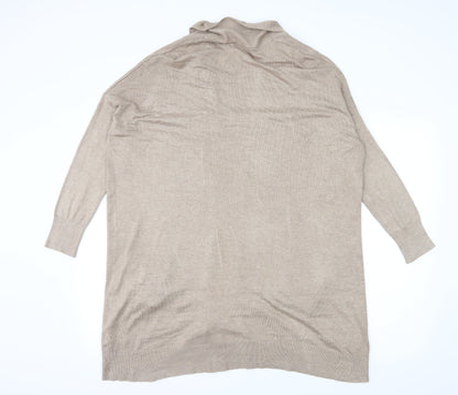 Atmosphere Womens Brown  Knit Cardigan Jumper Size 12