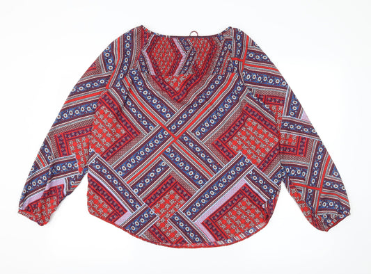 Womens UK Size 10 Dorothy Perkins Multicoloured Basic Blouse