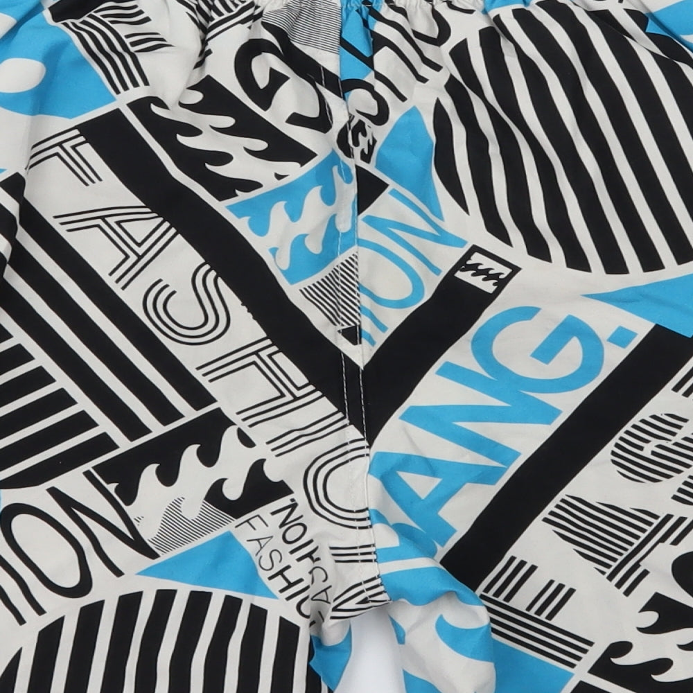 LZF Mens Multicoloured Geometric  Sweat Shorts Size S