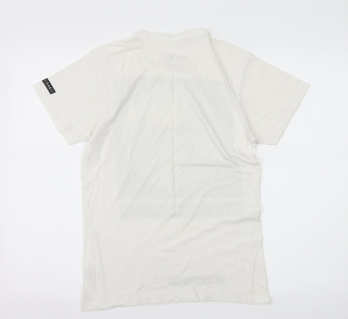 Mens UK Size XS Cedar Wood State White  T-Shirt