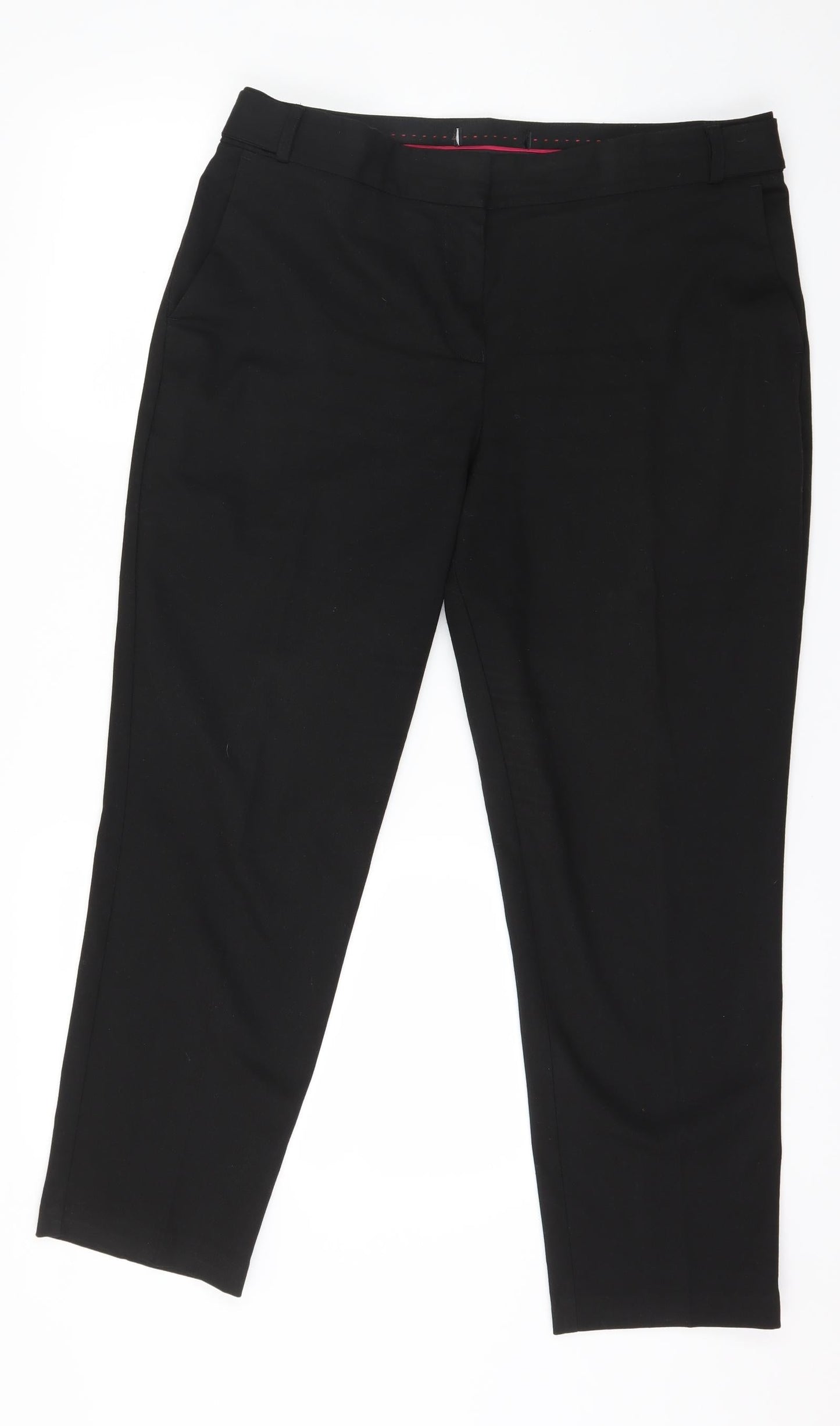 Womens UK Size 36 in Preworn Regular Fit  Black Trousers