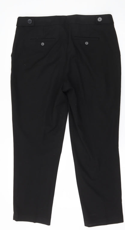 Womens UK Size 36 in Preworn Regular Fit  Black Trousers