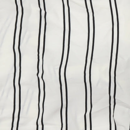 Primark Womens White Striped  Kimono Blouse Size 16
