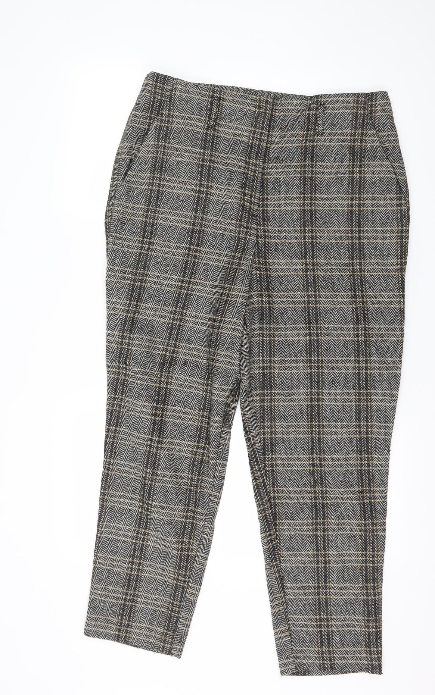 Womens UK Size 14 F&F Regular Fit  Grey Trousers