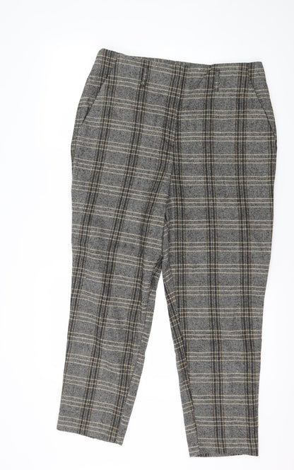 Womens UK Size 14 F&F Regular Fit  Grey Trousers
