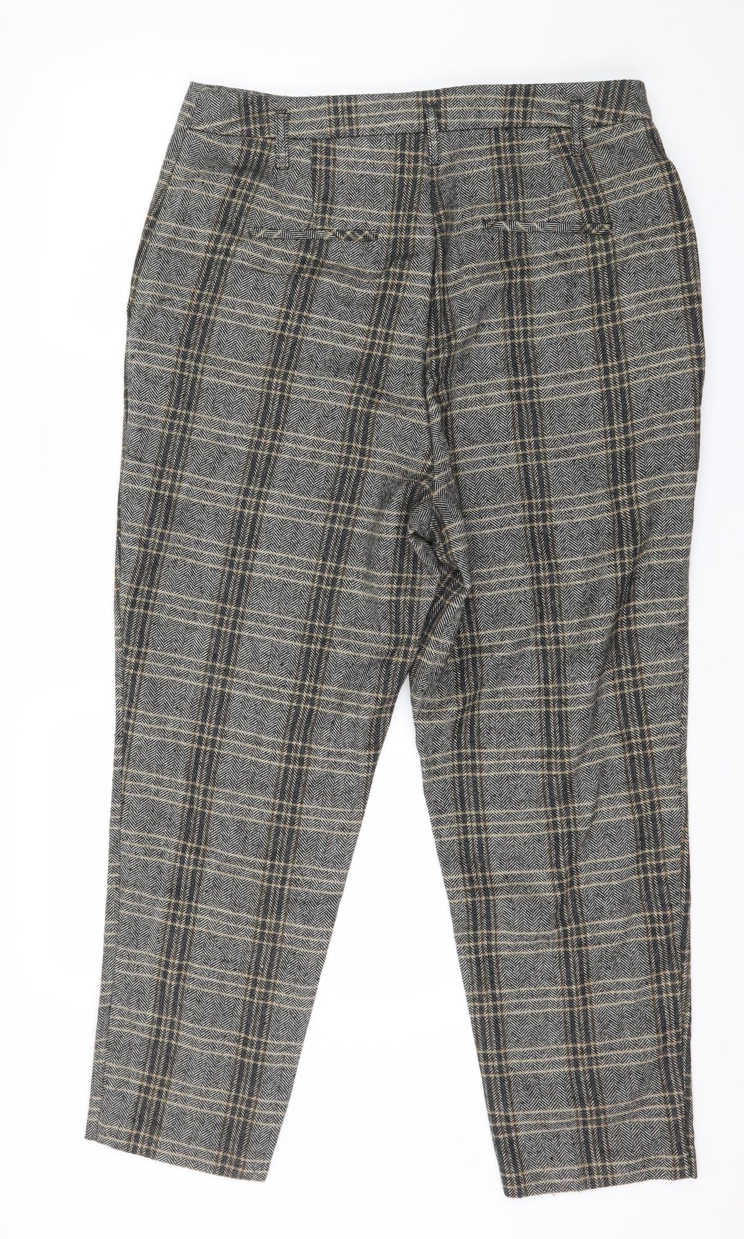 Womens UK Size 14 F&F Regular Fit  Grey Trousers