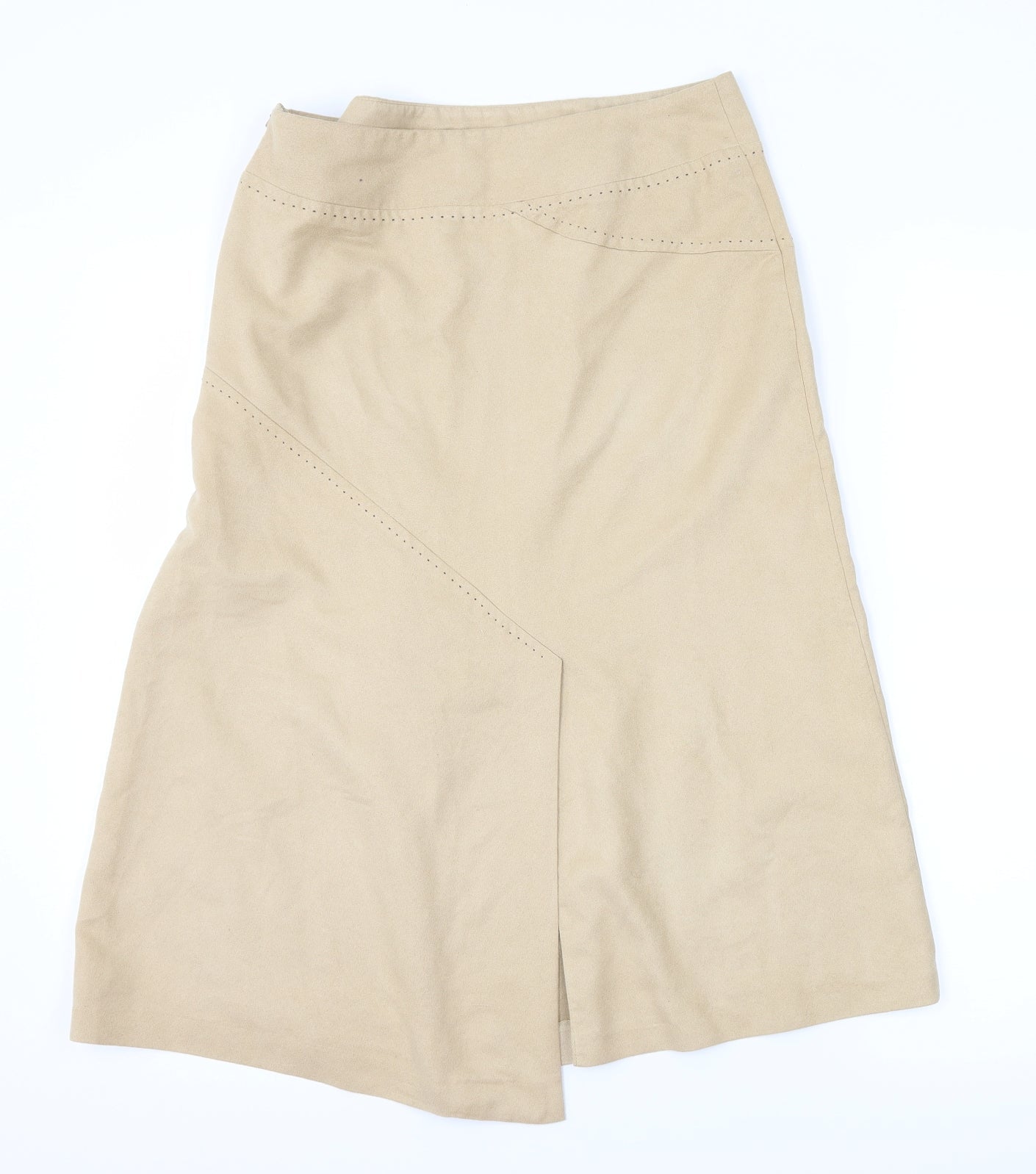 George Womens Beige  Velour Straight & Pencil Skirt Size 10