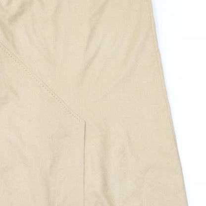 George Womens Beige  Velour Straight & Pencil Skirt Size 10