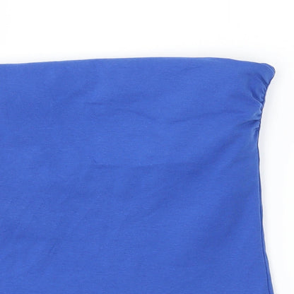 Womens UK Size XS H&M Blue Basic T-Shirt