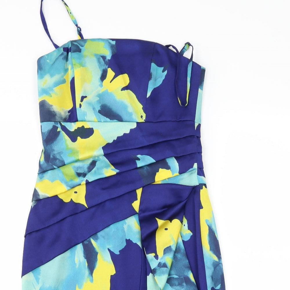 Coast Womens Multicoloured Floral  Bodycon  Size 6