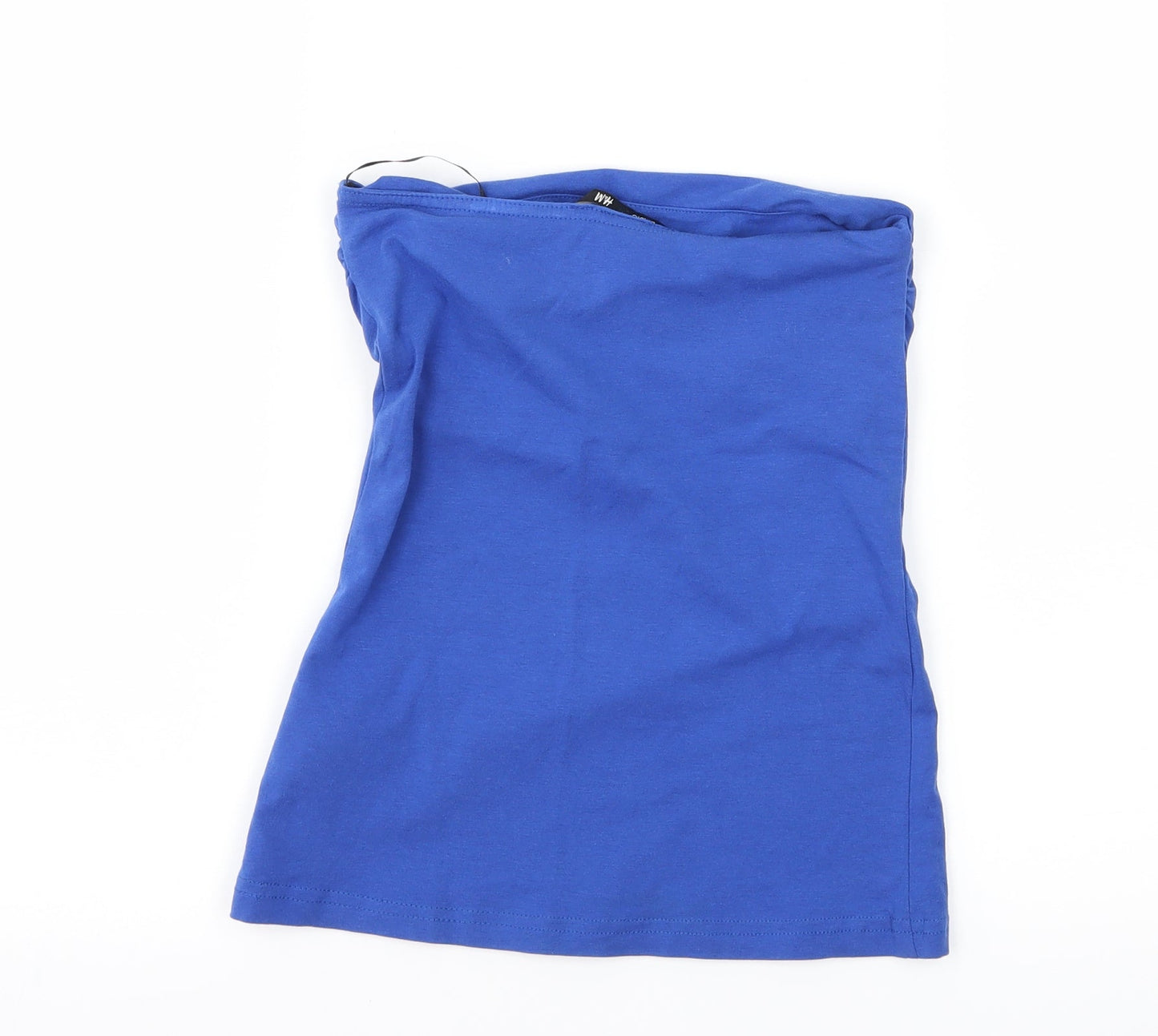 Womens UK Size XS H&M Blue Basic T-Shirt
