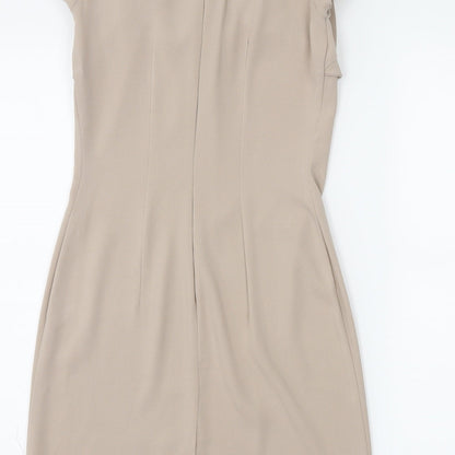 Dorothy Perkins Womens Beige   Sheath  Size 4