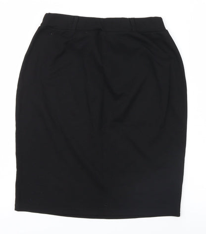 Favo Look Womens Black   Straight & Pencil Skirt Size M