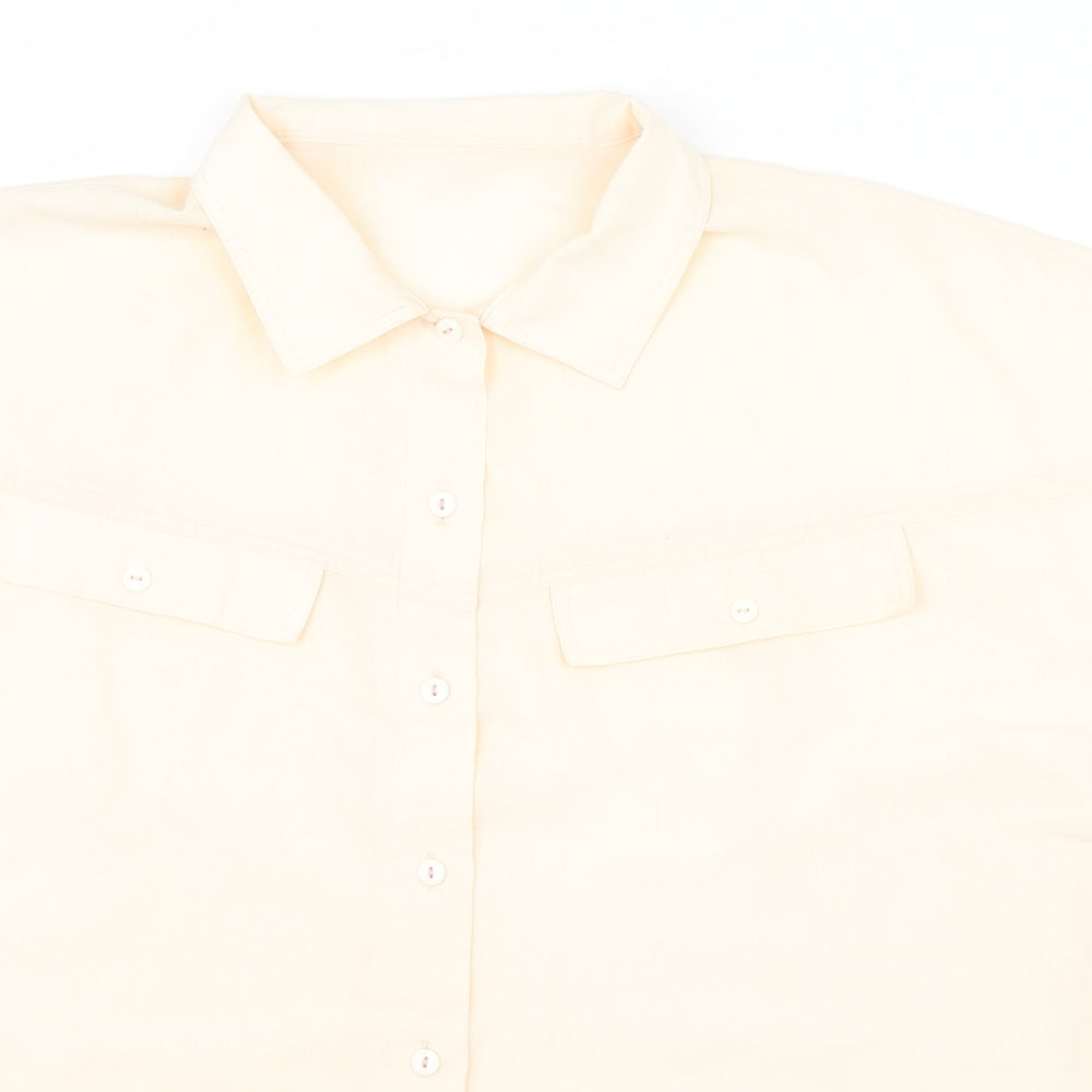 Womens UK Size 14 Littlewoods Pink Basic Blouse