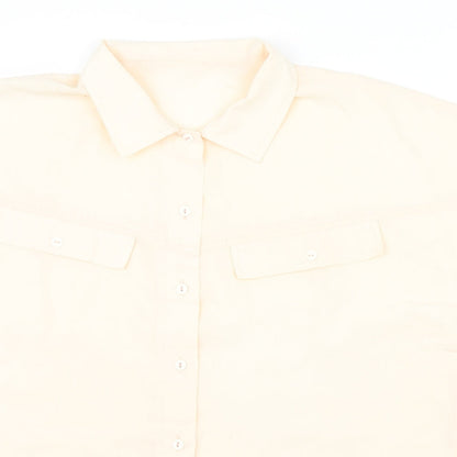 Womens UK Size 14 Littlewoods Pink Basic Blouse