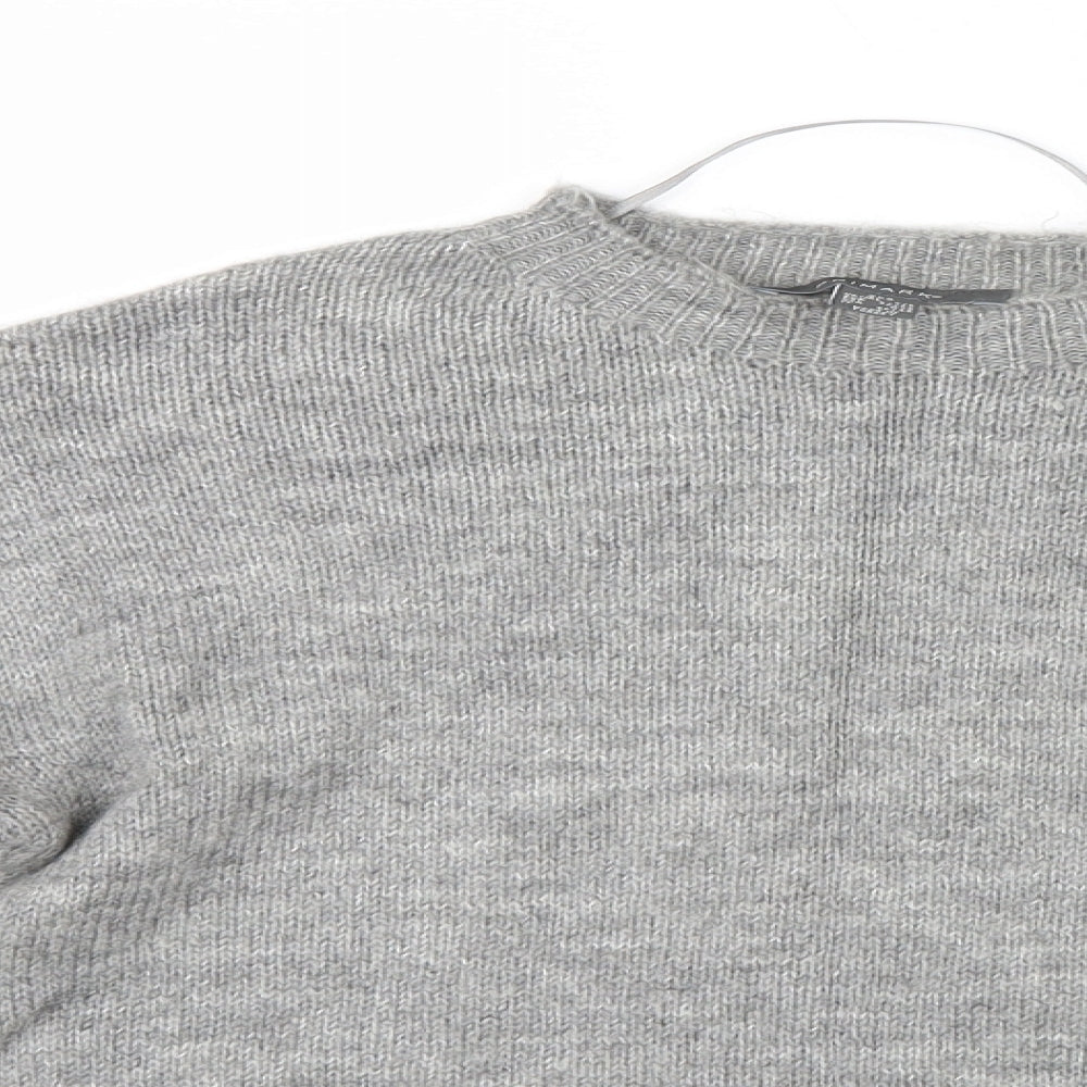 Primark Womens Grey  Knit Pullover Jumper Size 4