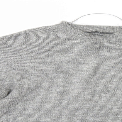 Primark Womens Grey  Knit Pullover Jumper Size 4