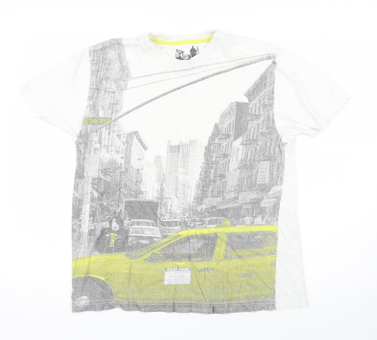 Petroleum Mens White    T-Shirt Size M