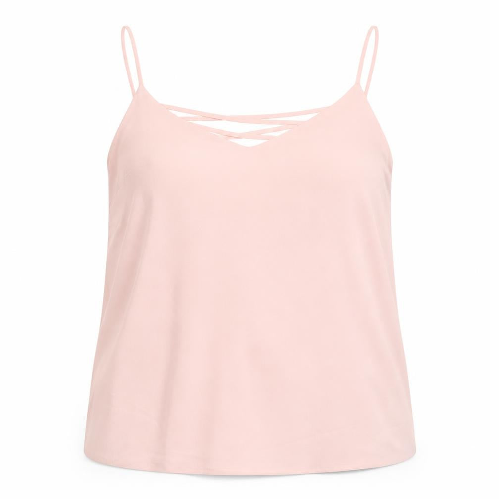 Womens UK Size 16 New Look Pink Basic Blouse