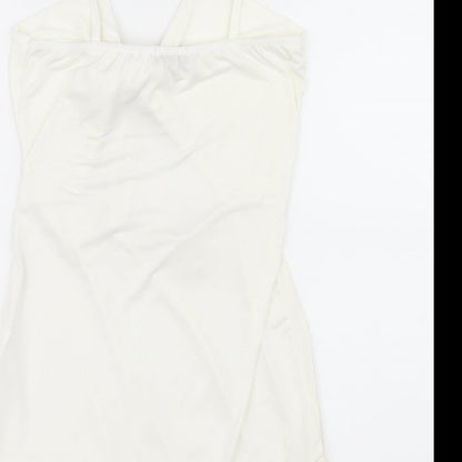 Womens UK Size 10 Stylewise White Camisole T-Shirt