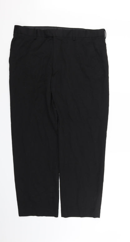 Womens UK Size 36 in Marks and Spencer Regular Fit  Black Trousers