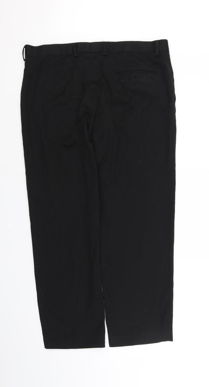 Womens UK Size 36 in Marks and Spencer Regular Fit  Black Trousers
