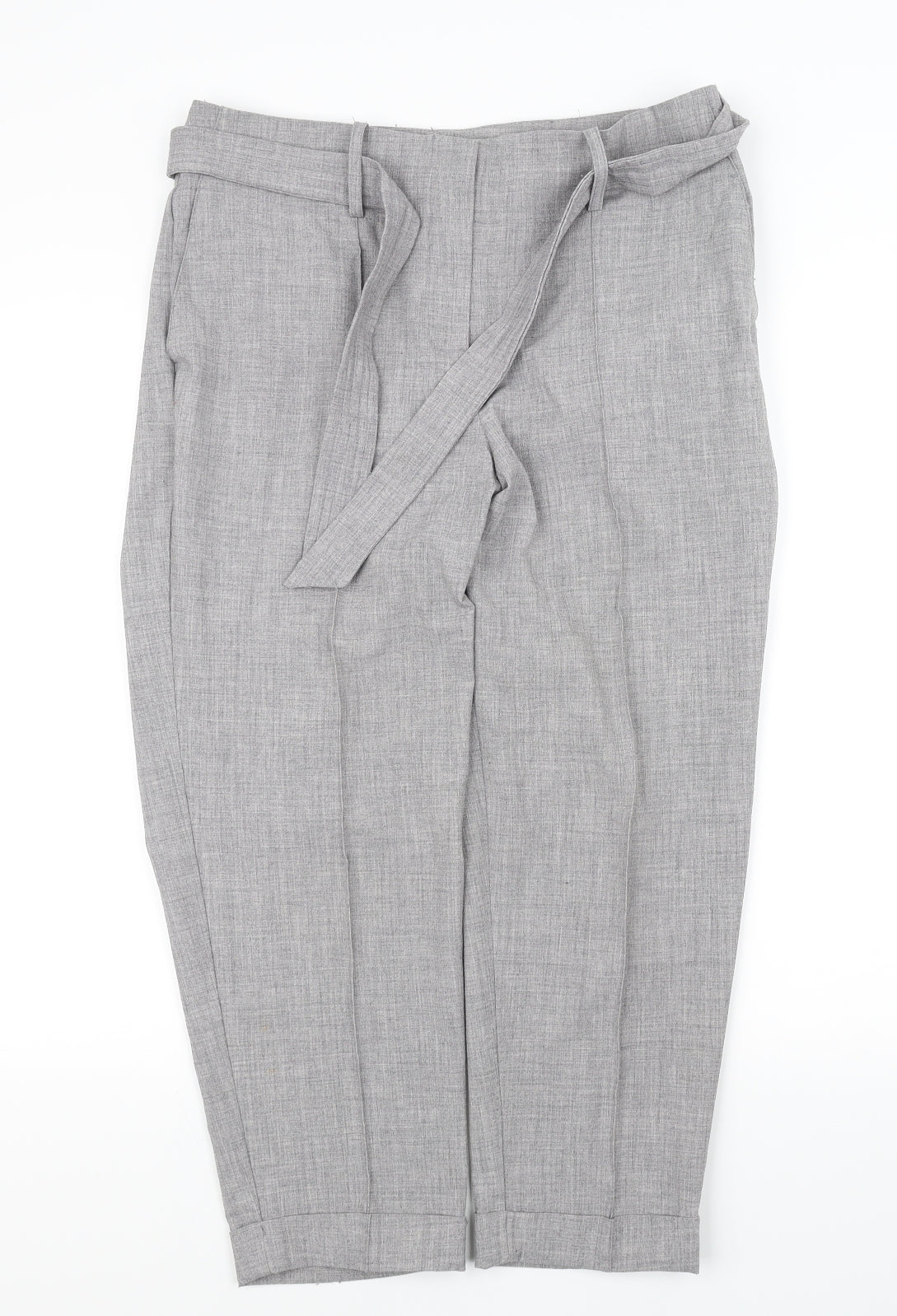 Womens UK Size 12 pre worn Regular Fit  Grey Trousers