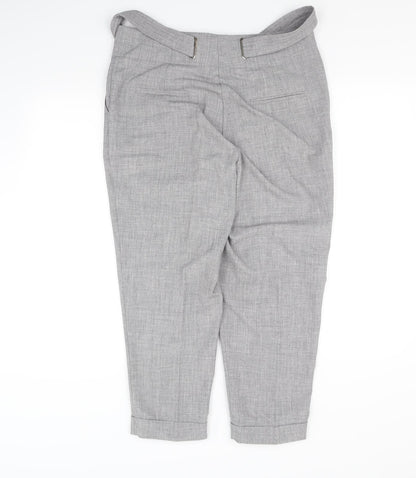 Womens UK Size 12 pre worn Regular Fit  Grey Trousers