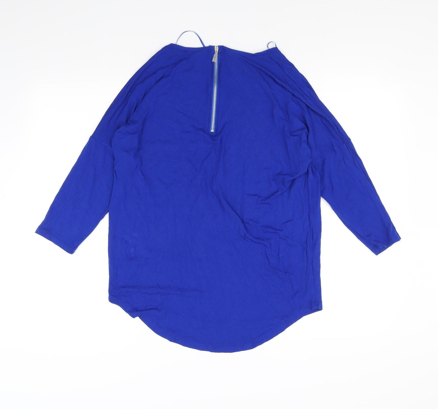 Womens UK Size 12 Select Blue Basic Blouse