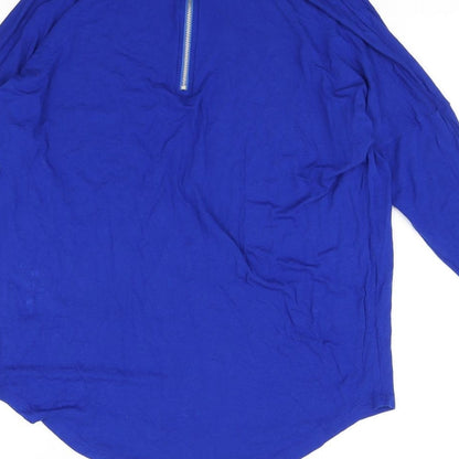 Womens UK Size 12 Select Blue Basic Blouse