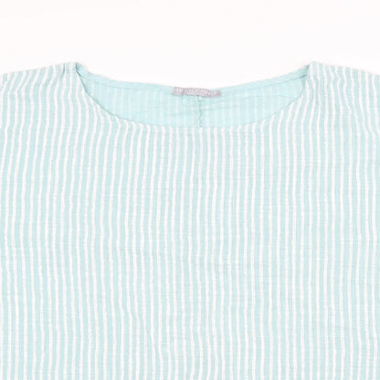 Womens UK Size 40 LV Clothing Green Basic T-Shirt