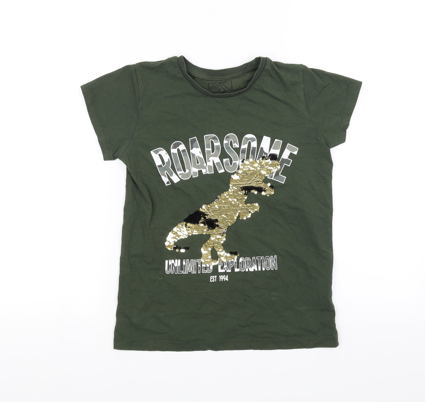 Urban Depart Girls Green   Basic T-Shirt Size 10 Years