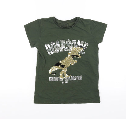 Urban Depart Girls Green   Basic T-Shirt Size 10 Years