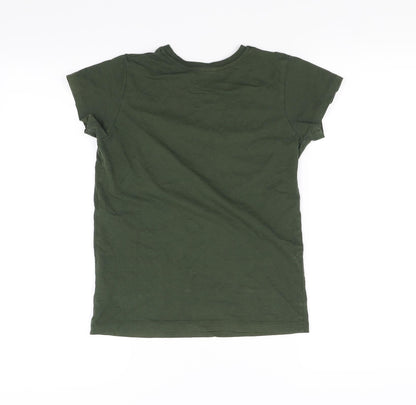 Urban Depart Girls Green   Basic T-Shirt Size 10 Years
